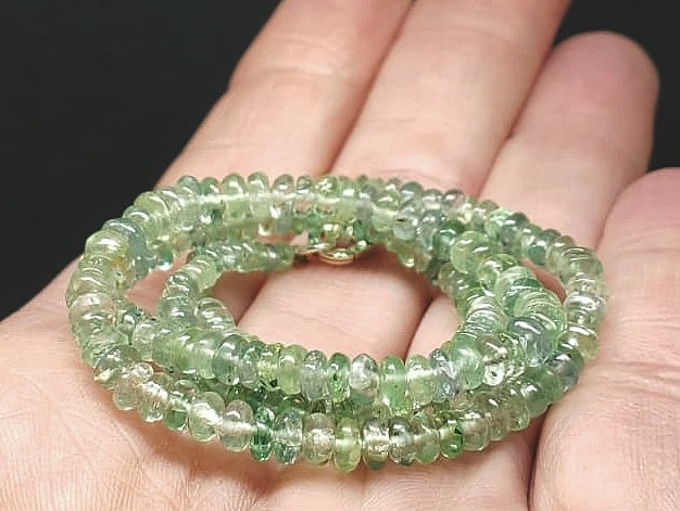 Kornerupine - Green Nice 3-4.5mm 15.75inch