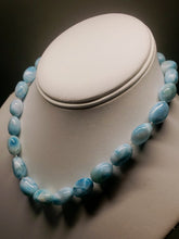 Load image into Gallery viewer, Larimar EO++ pebble 16inch 215.5ct