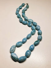 Load image into Gallery viewer, Larimar EO+ pebble 19.5inch 352.9ct