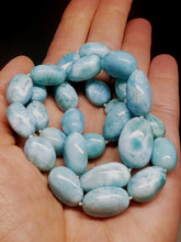Load image into Gallery viewer, Larimar EO+ pebble 19.5inch 352.9ct