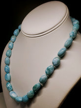 Load image into Gallery viewer, Larimar EO+ pebble 19.5inch 352.9ct