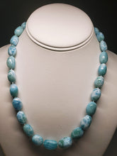 Load image into Gallery viewer, Larimar EO+ pebble 19.5inch 365.8ct