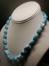 Load image into Gallery viewer, Larimar EO++ pebble 18.5inch 349.3ct
