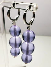 Load image into Gallery viewer, Lavender color change Andara Crystal Earrings