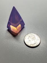 Load image into Gallery viewer, Opalesence - Lavender Andara Crystal Nubian Pyramid 1.5in x .75in
