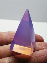 Load image into Gallery viewer, Opalesence - Lavender Andara Crystal Nubian Pyramid 1.5in x .75in