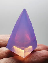 Load image into Gallery viewer, Opalesence - Lavender Andara Crystal Nubian Pyramid 1.5in x .75in