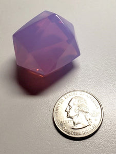Opalescent - Lavender Andara Crystal Icosahedron 42g