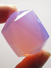 Load image into Gallery viewer, Opalescent - Lavender Andara Crystal Icosahedron 42g