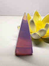 Load image into Gallery viewer, Opalesence - Lavender Andara Crystal Nubian Pyramid 2.5in x 1.25in