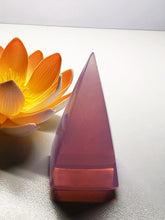 Load image into Gallery viewer, Opalesence - Lavender Andara Crystal Nubian Pyramid 2.5in x 1.25in