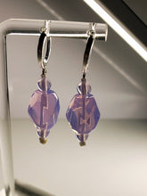 Load image into Gallery viewer, Opalesence Lavender Andara Crystal Earrings*