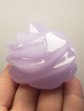 Lavender Opaque Andara Crystal Rose
