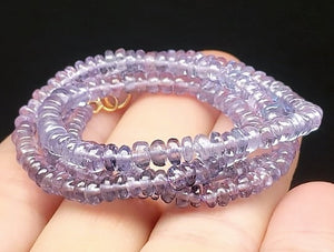 Spinel - Purple (Lavender) EO+ 3.5-4mm 18inch