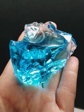 Load image into Gallery viewer, Blue - Light Bright Traditional Andara Crystal 124g