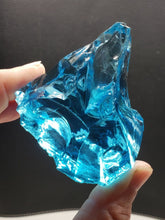 Load image into Gallery viewer, Blue - Light Bright Traditional Andara Crystal 124g