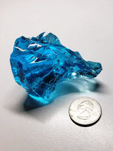 Load image into Gallery viewer, Blue - Light Bright Traditional Andara Crystal 124g