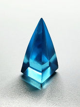 Load image into Gallery viewer, Blue - Light Bright Andara Crystal Nubian Pyramid 1.5in x .75in