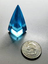 Load image into Gallery viewer, Blue - Light Bright Andara Crystal Nubian Pyramid 1.5in x .75in