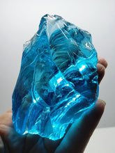 Load image into Gallery viewer, Blue - Light Bright Traditional Andara Crystal 190g