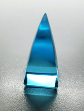 Load image into Gallery viewer, Blue - Light Bright Andara Crystal Nubian Pyramid 1.5in x .75in