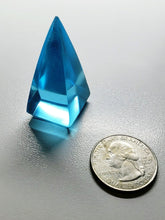 Load image into Gallery viewer, Blue - Light Bright Andara Crystal Nubian Pyramid 1.5in x .75in