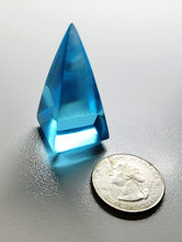 Load image into Gallery viewer, Blue - Light Bright Andara Crystal Nubian Pyramid 1.5in x .75in