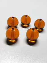 Load image into Gallery viewer, Amber - Light Andara Crystal 15mm Beads