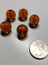 Load image into Gallery viewer, Amber - Light Andara Crystal 15mm Beads