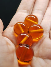 Load image into Gallery viewer, Amber - Light Andara Crystal 15mm Beads