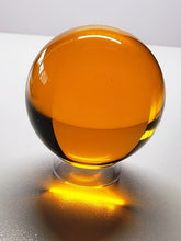 Load image into Gallery viewer, Amber - Light Andara Crystal Sphere 2.25inch
