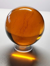 Load image into Gallery viewer, Amber - Light (with Shaman) Andara Crystal Sphere 2.25inch