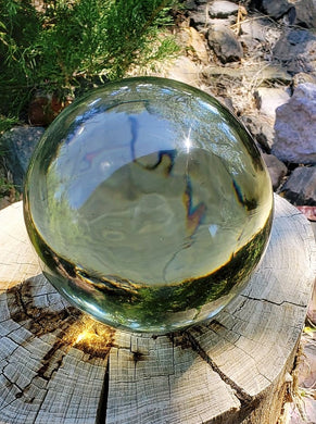 Gold - Light Andara Crystal Sphere 6 inch
