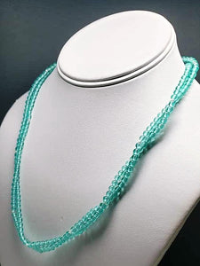 Teal - Light Andara Crystal Infinity Necklace