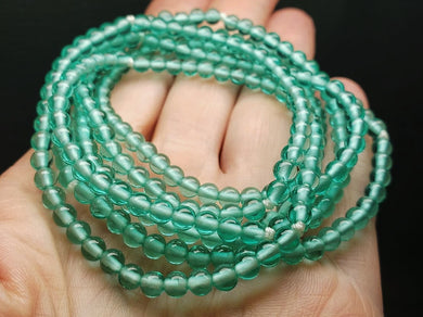 Teal - Light Andara Crystal Infinity Necklace