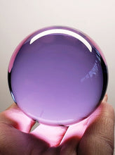 Load image into Gallery viewer, Violet (Light) Andara Crystal Sphere 2.25inch