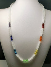 Load image into Gallery viewer, 7 Chakra Rays / Color Ray Andara Crystal Necklace