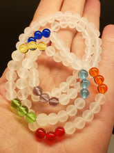 Load image into Gallery viewer, 7 Chakra Rays / Color Ray Andara Crystal Necklace