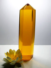 Load image into Gallery viewer, Amber - Light Andara Crystal Generator 8 inch