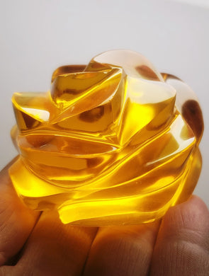 Amber - Light Andara Crystal Rose