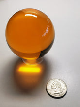 Load image into Gallery viewer, Amber - Light Andara Crystal Sphere 2.25inch