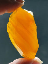 Load image into Gallery viewer, Amber - Light with Angel aura Traditional Andara Crystal 46g