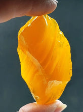 Load image into Gallery viewer, Amber - Light with Angel aura Traditional Andara Crystal 46g