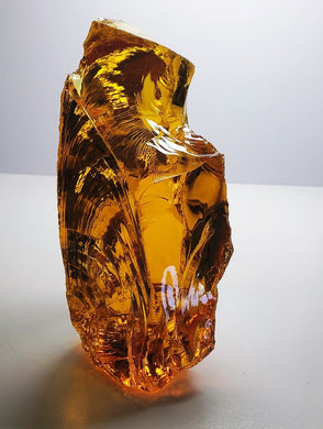 Amber - Light Traditional Andara Crystal 560g
