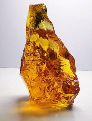 Amber - Light Traditional Andara Crystal 630g