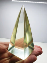 Load image into Gallery viewer, Gold - Light Andara Crystal Nubian Pyramid 3in x 1.5in