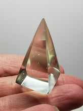 Load image into Gallery viewer, Gold - Light Andara Crystal Nubian Pyramid 1.5in x .75in