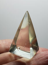 Load image into Gallery viewer, Gold - Light Andara Crystal Nubian Pyramid 1.5in x .75in