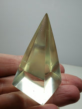 Load image into Gallery viewer, Gold - Light Andara Crystal Nubian Pyramid 2.5in x 1.25in