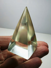 Load image into Gallery viewer, Gold - Light Andara Crystal Nubian Pyramid 2.5in x 1.25in